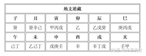 地支暗藏|十二地支藏干解说 – 地支藏干原理解密